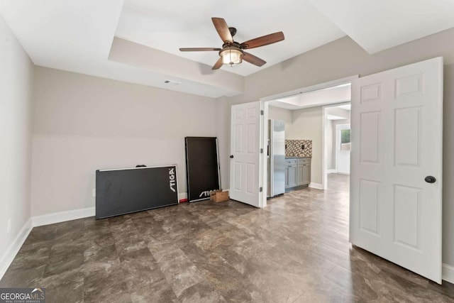 412 Mill Stream Way, Woodstock, GA 30188 - empty room featuring ceiling fan and baseboards