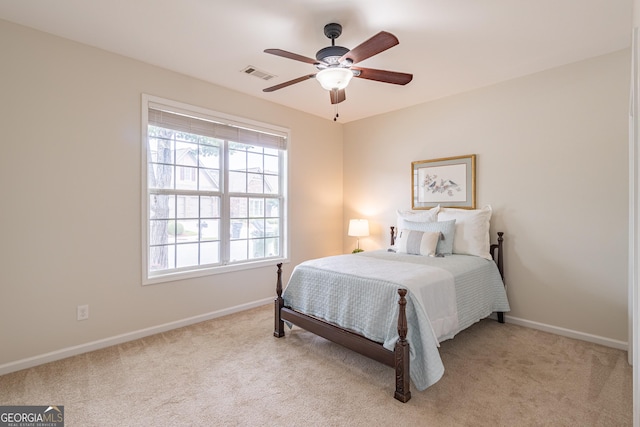370 Grand Teton Cir, Fayetteville, GA 30215 - bedroom featuring carpet floors and ceiling fan