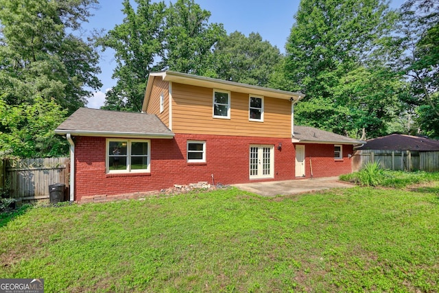 1177 Castle Way, Norcross, GA 30093 - back of property with brick siding and a patio