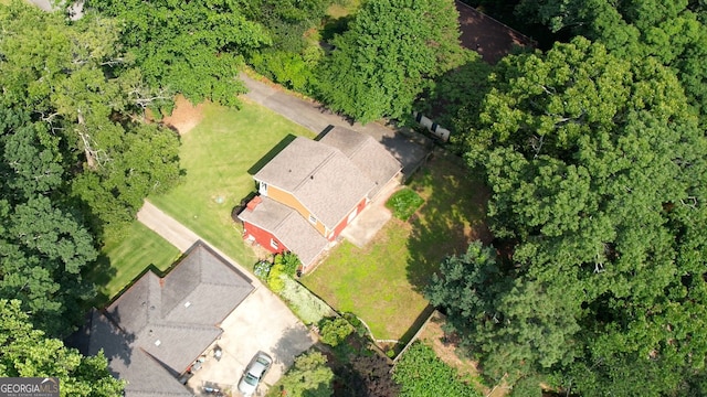 1177 Castle Way, Norcross, GA 30093 - aerial overview of property's location with property parcel outlined