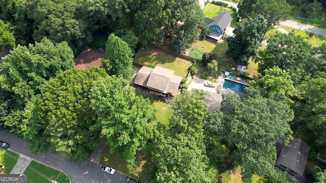1177 Castle Way, Norcross, GA 30093 - aerial view of property and surrounding area