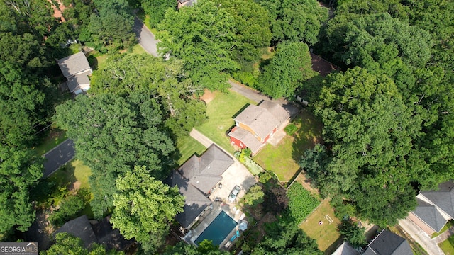 1177 Castle Way, Norcross, GA 30093 - aerial view of property and surrounding area