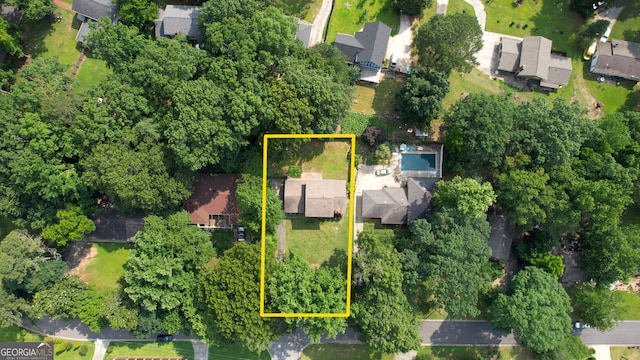 1177 Castle Way, Norcross, GA 30093 - aerial perspective of suburban area