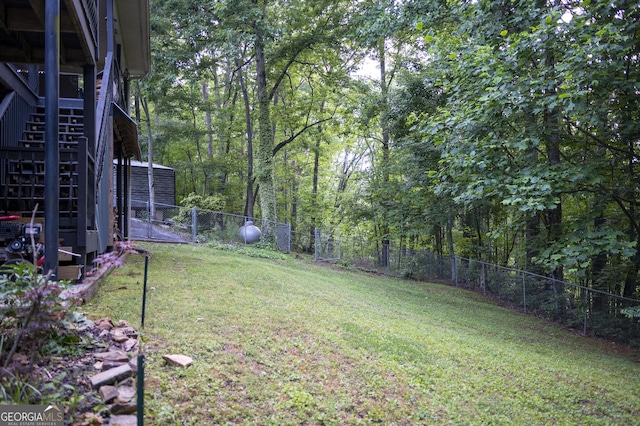 323 Mccartan Trl, Clarkesville, GA 30523 - view of yard featuring stairway