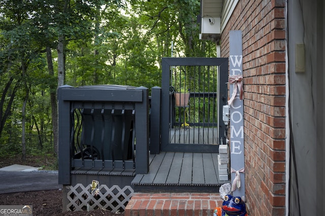 323 Mccartan Trl, Clarkesville, GA 30523 - view of gate