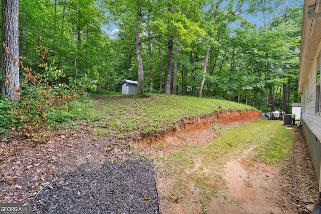 187 Angers Ct, Dahlonega, GA 30533 - view of yard featuring central air condition unit