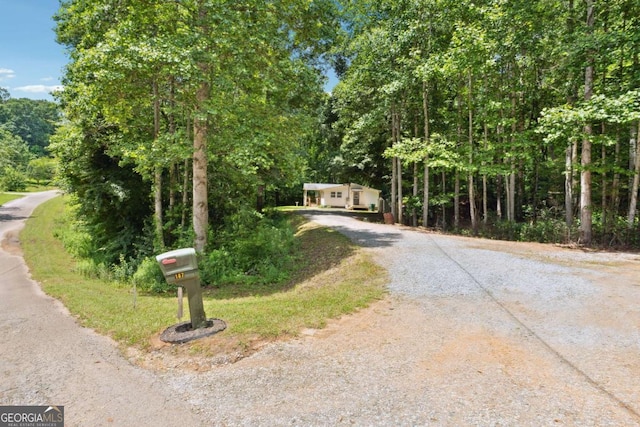 187 Angers Ct, Dahlonega, GA 30533 - view of dirt / gravel road with a wooded view