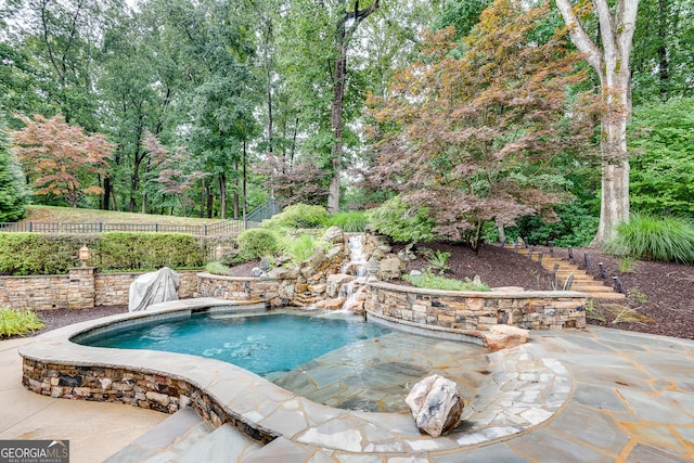 114 Trinity Hollow Dr, Canton, GA 30115 - view of pool with a patio area