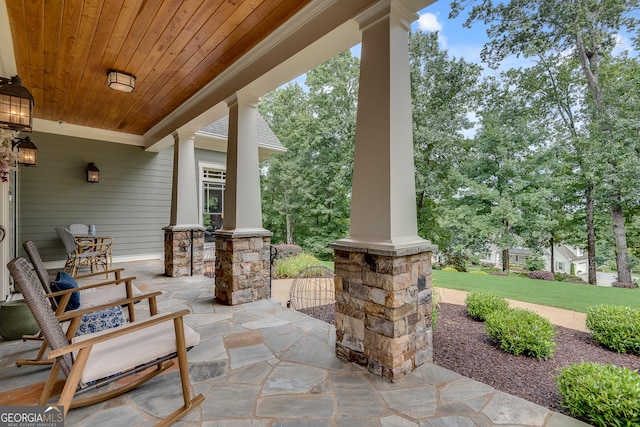 114 Trinity Hollow Dr, Canton, GA 30115 - view of porch