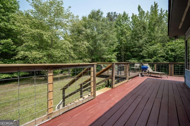 1079 Hardeman Farm Rd, Carnesville, GA 30521 - view of deck
