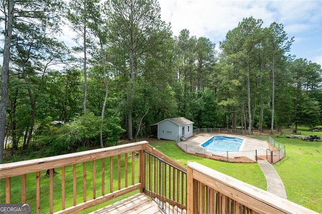 76 Vaughn NE, Cartersville, GA 30121 - view of wooden deck