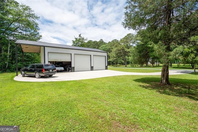 76 Vaughn NE, Cartersville, GA 30121 - garage with a detached garage