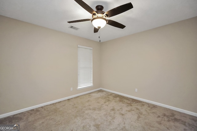 602 Pine Knoll Ct, Mcdonough, GA 30252 - empty room with baseboards, a ceiling fan, and carpet