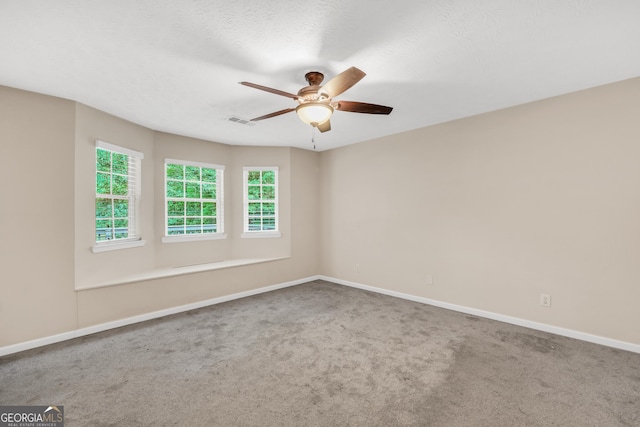 602 Pine Knoll Ct, Mcdonough, GA 30252 - carpeted spare room featuring ceiling fan and baseboards