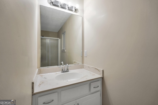 602 Pine Knoll Ct, Mcdonough, GA 30252 - full bath with vanity and a shower with shower door