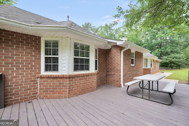 602 Pine Knoll Ct, Mcdonough, GA 30252 - view of wooden deck