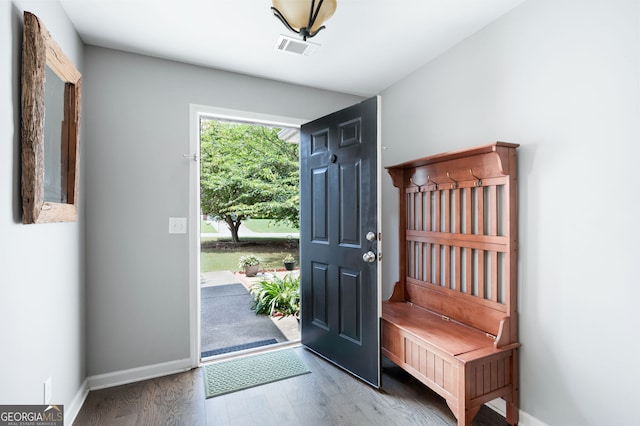 784 Crestworth Xing, Powder Springs, GA 30127 - entryway with wood finished floors