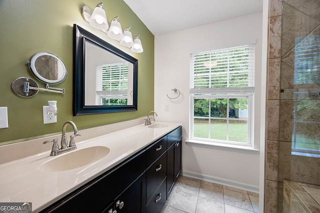784 Crestworth Xing, Powder Springs, GA 30127 - full bath featuring double vanity and a tile shower