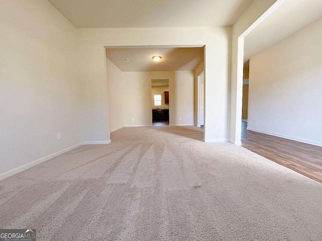 279 Darling Ln, Pendergrass, GA 30567 - spare room featuring baseboards and carpet floors