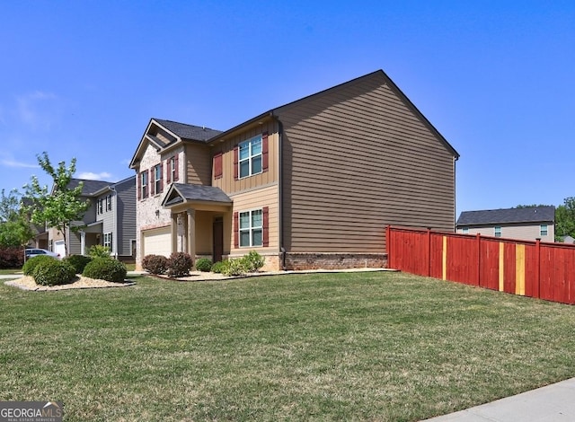 237 Cranapple Ln, Mcdonough, GA 30253 - view of side of home featuring a garage