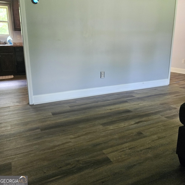 1649 Deer Creek Ln, Monroe, GA 30655 - unfurnished room featuring dark wood-style flooring