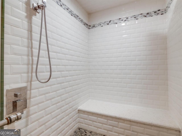 721 Dial Rd, Blue Ridge, GA 30513 - full bath with tiled shower