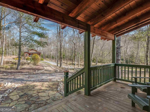 721 Dial Rd, Blue Ridge, GA 30513 - view of deck