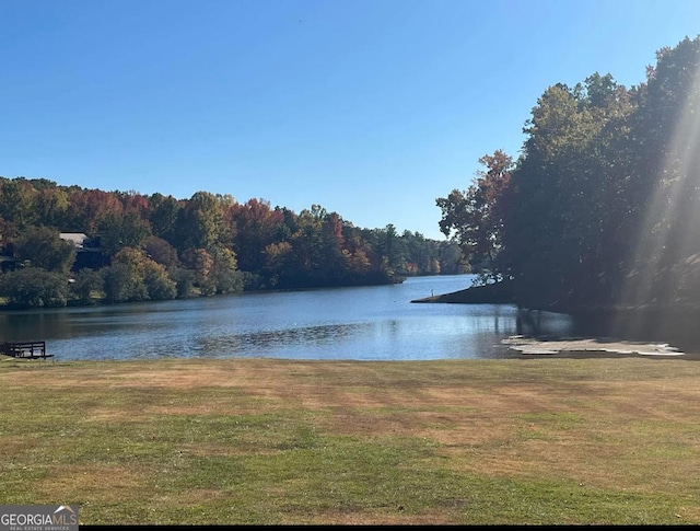 22 Nob Hill Rdg, Cleveland, GA 30528 - water view featuring a heavily wooded area