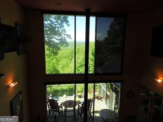 120 Sunrock Mountain Trce, Blue Ridge, GA 30513 - doorway to outside featuring plenty of natural light