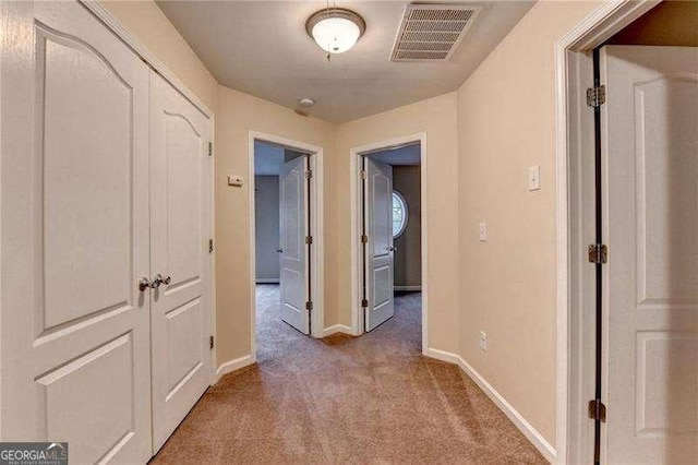 2280 Copper Trail Ln, Buford, GA 30519 - hallway featuring light carpet and baseboards