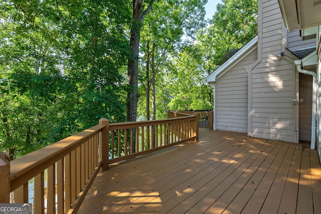 1650 Vintage Club Dr, Greensboro, GA 30642 - view of wooden terrace