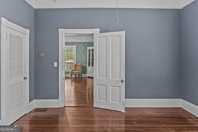 3119 Conyers St SE, Covington, GA 30014 - empty room with baseboards and wood finished floors