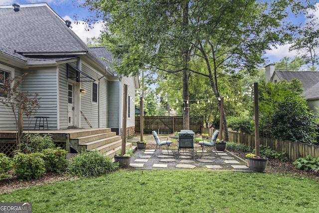 3119 Conyers St SE, Covington, GA 30014 - view of yard with a patio