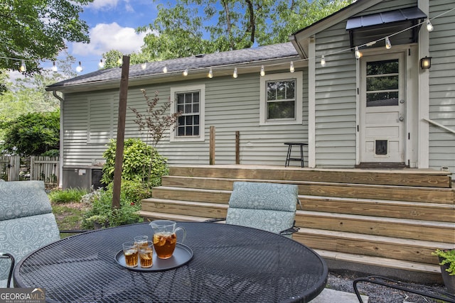 3119 Conyers St SE, Covington, GA 30014 - deck featuring outdoor dining area