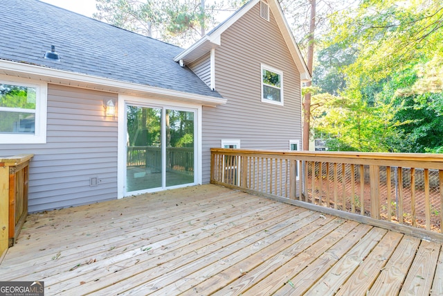 8500 Bowen Ct, Jonesboro, GA 30238 - view of wooden deck
