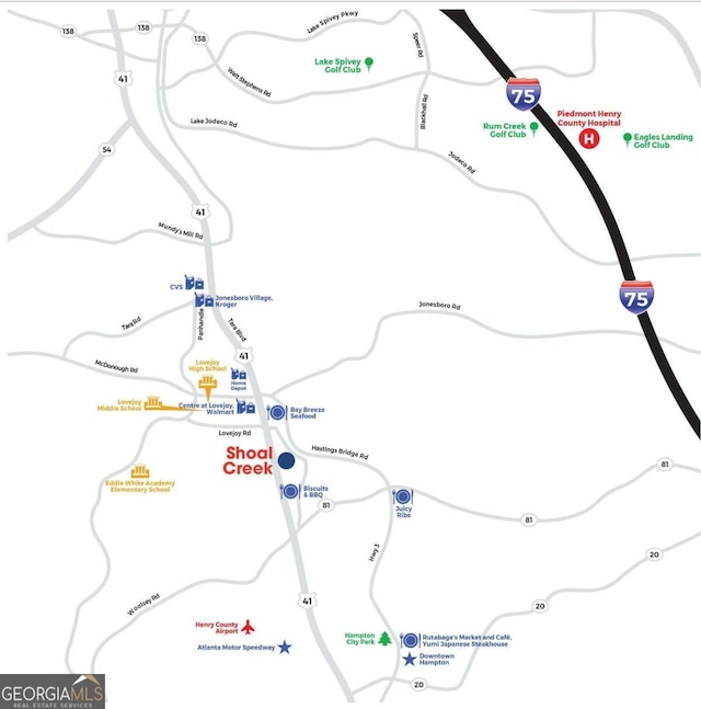 11884 Aukerman Way, Hampton, GA 30228 - map / location