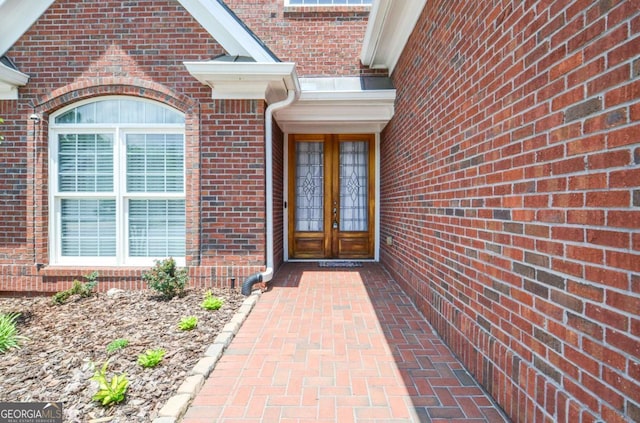 1570 Woodberry Run Dr, Snellville, GA 30078 - entrance to property with brick siding and french doors