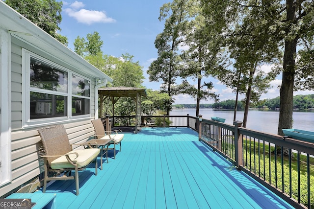 172B Hummingbird Ln, Jackson, GA 30233 - deck with a water view