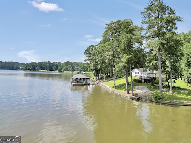 172B Hummingbird Ln, Jackson, GA 30233 - water view with a dock