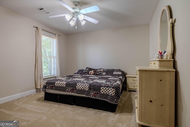 31 Bluff Mountain Dr SW, Rome, GA 30165 - carpeted bedroom with baseboards and ceiling fan
