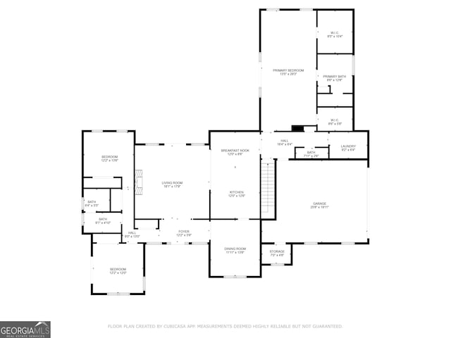 31 Bluff Mountain Dr SW, Rome, GA 30165 - view of floor plan / room layout