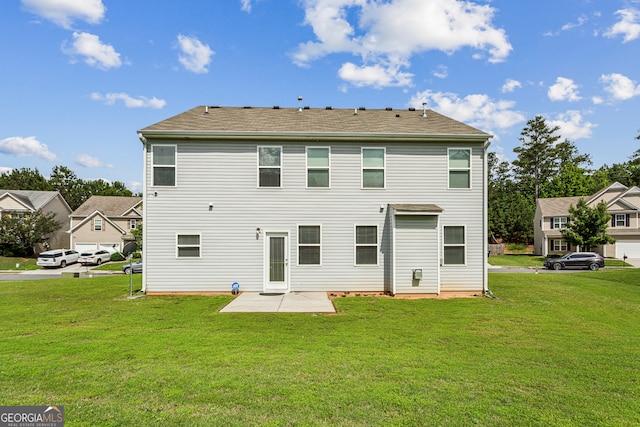 98 Concord Pl, Hiram, GA 30141 - back of house with a patio and a yard