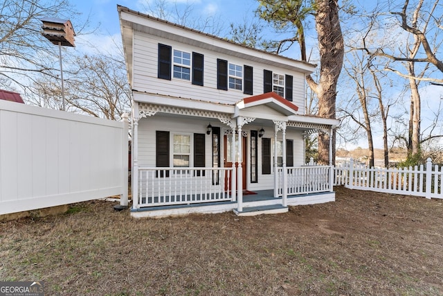 209 Athens St, Jefferson, GA 30549 - view of front of home with covered porch