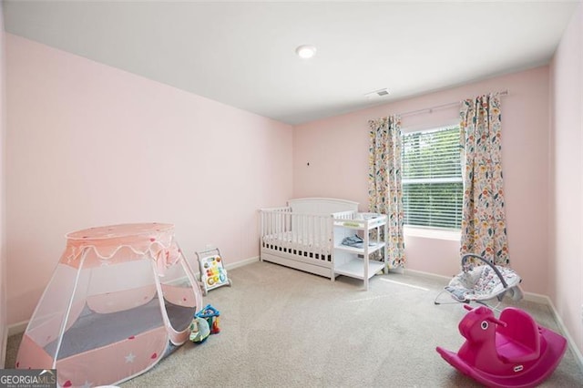 312 Deer Run Dr, Dallas, GA 30132 - bedroom featuring baseboards, carpet, and recessed lighting