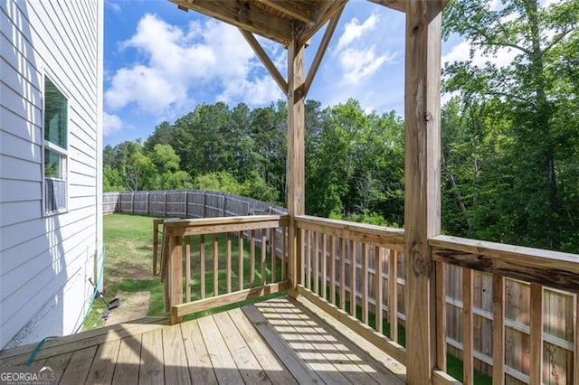 312 Deer Run Dr, Dallas, GA 30132 - view of deck
