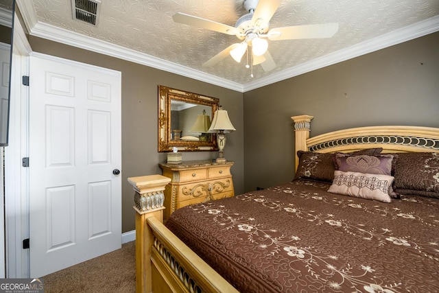 7282 Litany Ct, Flowery Branch, GA 30542 - carpeted bedroom with a ceiling fan and baseboards