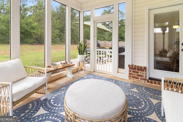 152 Jackson Dr, Forsyth, GA 31029 - sunroom / solarium with an outdoor living space
