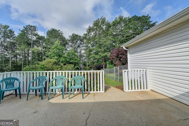 3265 Bold Springs Rd, Dacula, GA 30019 - view of patio / terrace featuring view of scattered trees