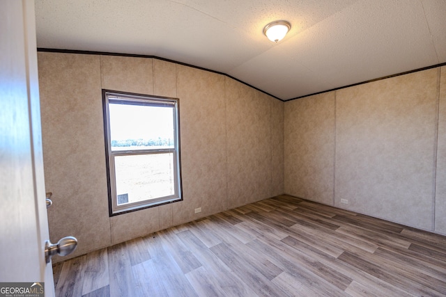 461 Mccord Rd, East Dublin, GA 31027 - empty room with wood finished floors and lofted ceiling