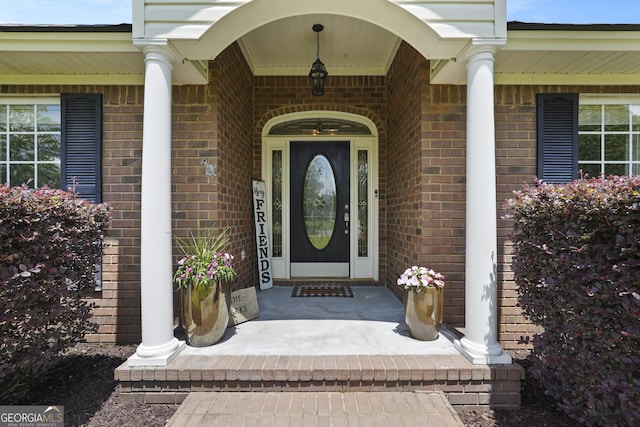 510 Braves Field Dr, Guyton, GA 31312 - view of exterior entry with brick siding